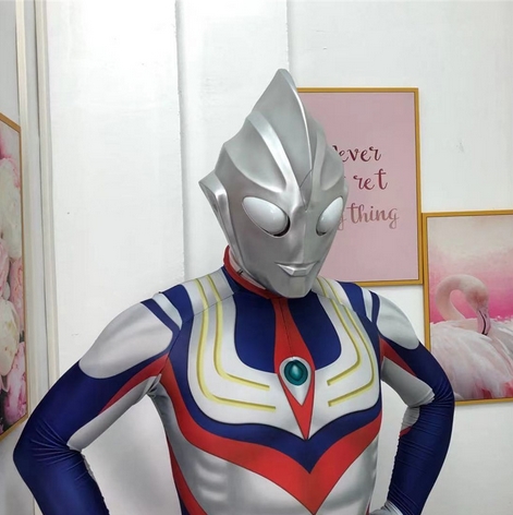 ชุดอุลตร้าแมน แบบบอดี้สูท พร้อมหัวเต็มใบ