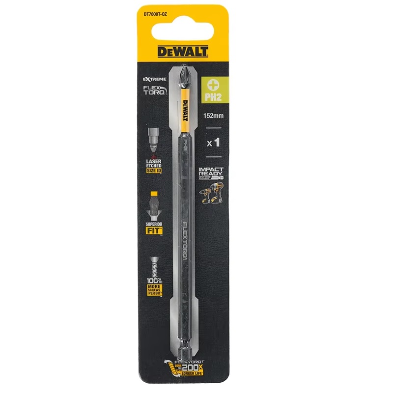 ดอกไขควงPH2 ยาว 6 นิ้ว DT7800T-QZ DEWALT