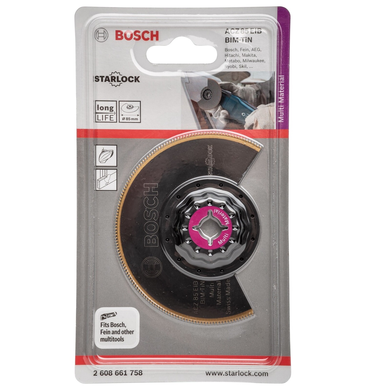 ใบมัลติทูล ACZ85EIB BOSCH #2608661758