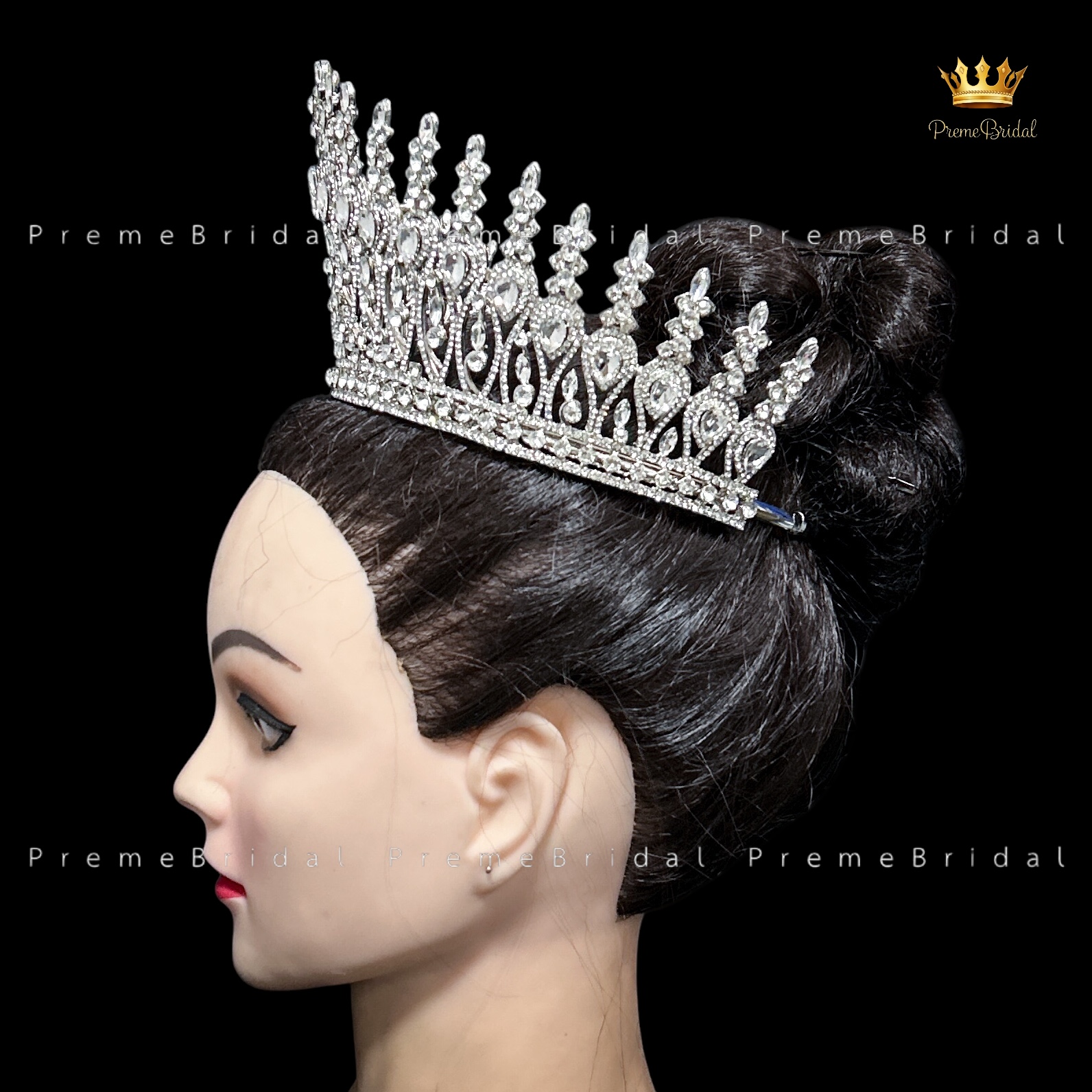 (พร้อมส่งจากไทย) มงกุฏ 135 ขนาดใหญ่ งานสวย ปรับขนาดได้ ส่งจาก จ.อุบลราชธานี