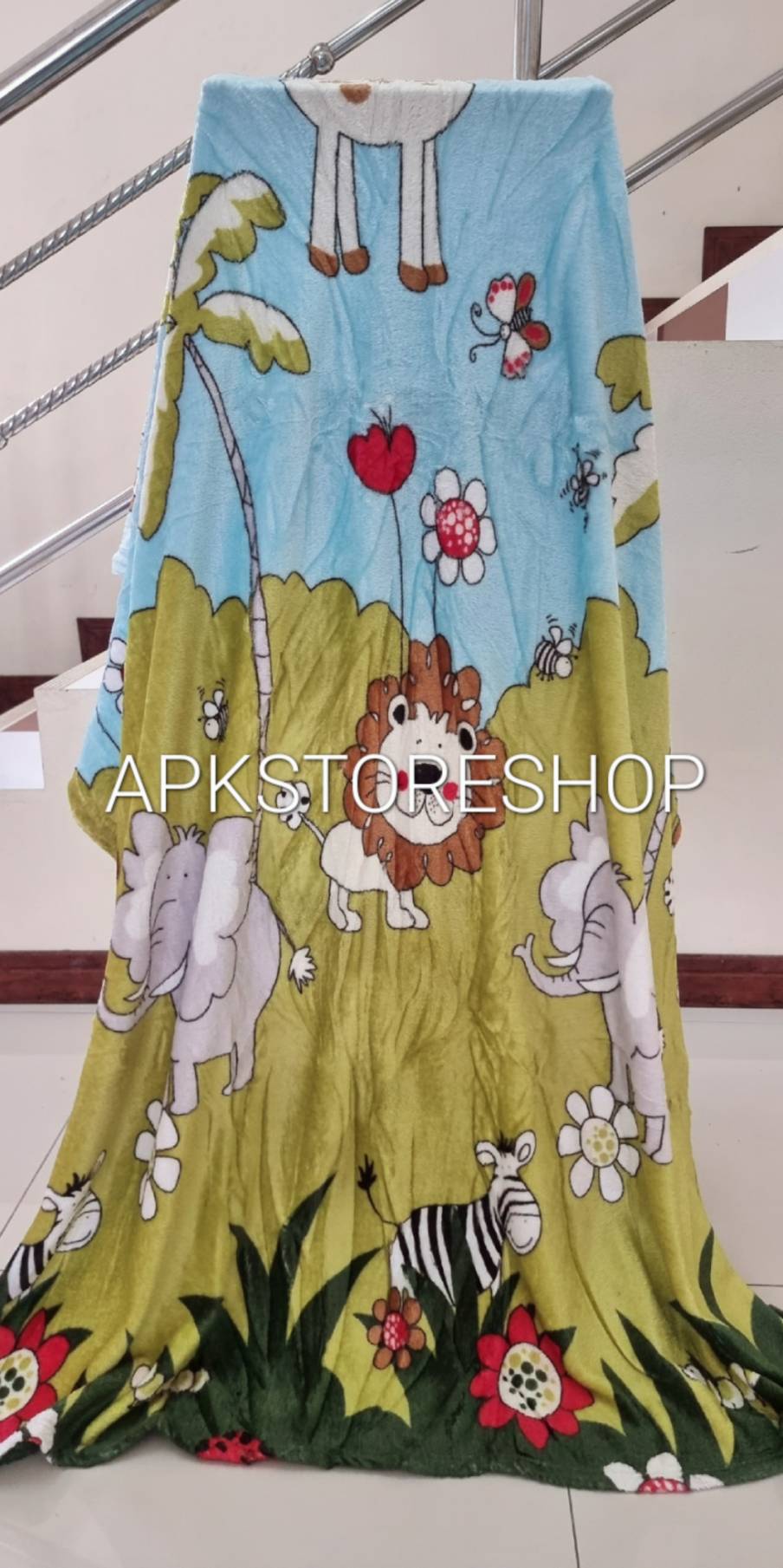 ขายส่ง ผ้าห่มนาโน แบบบาง #APK57-ลายการ์ตูน ส่ง 57 บาท