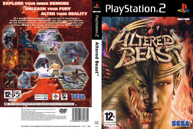 ALTERED BEAST [EU : DVD5 1 Disc]