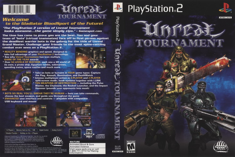 UNREAL TOURNAMENT [US : CD 1 Disc]