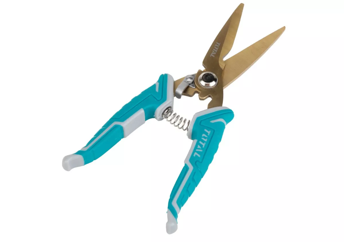 TOTAL กรรไกรตัดแผ่นโลหะ ขนาด 8 นิ้ว รุ่น THT118871