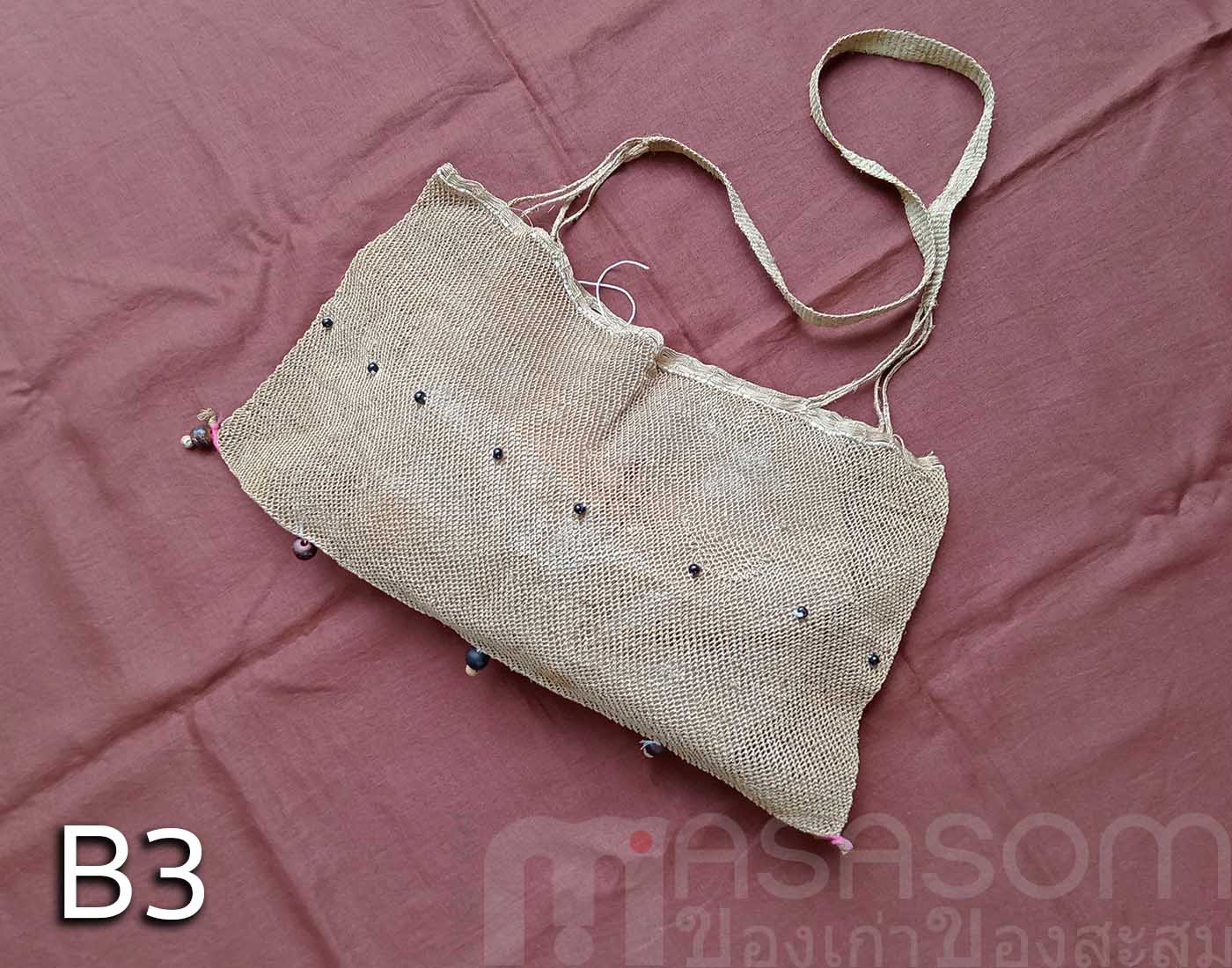 กระเป๋าถักเชือกใยกัญชง