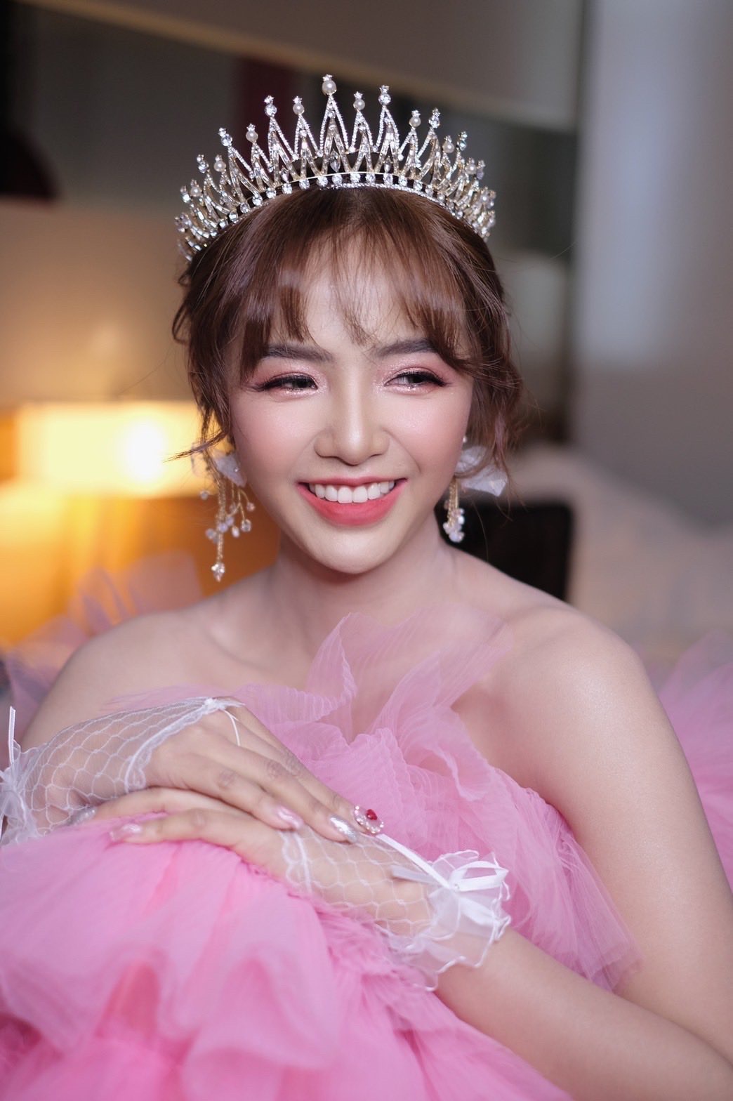 (พร้อมส่ง) เทียร่า 297 สีทอง มงกุฎนางงาม มงกุฎเจ้าหญิง งานสวย ปราณีต QCเพชรทุกเม็ด สินค้าพร้อมส่งจากไทย