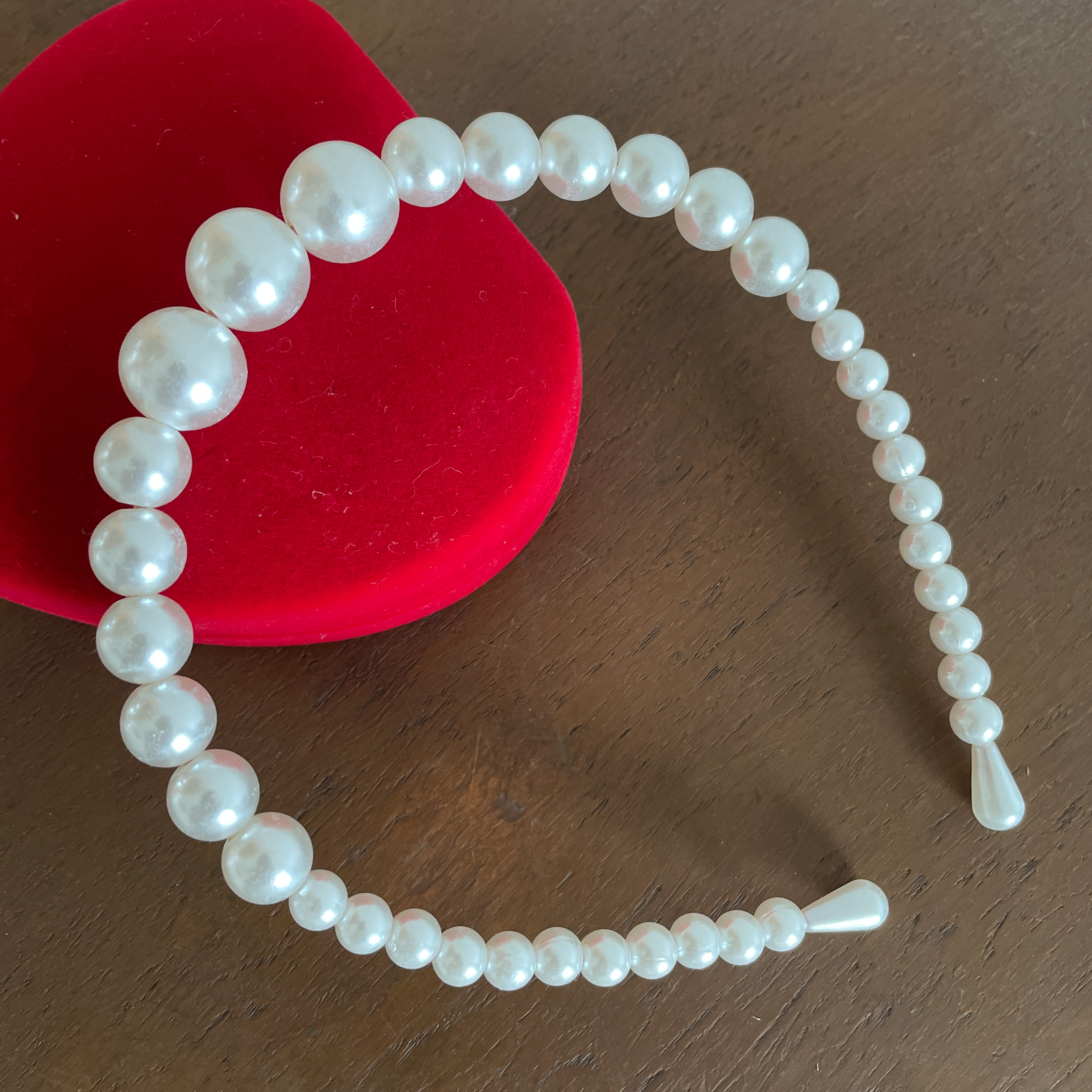 คาดผมไข่มุก 002 คาดผมพี่สาว คาดผมออกงานน่ารักๆ