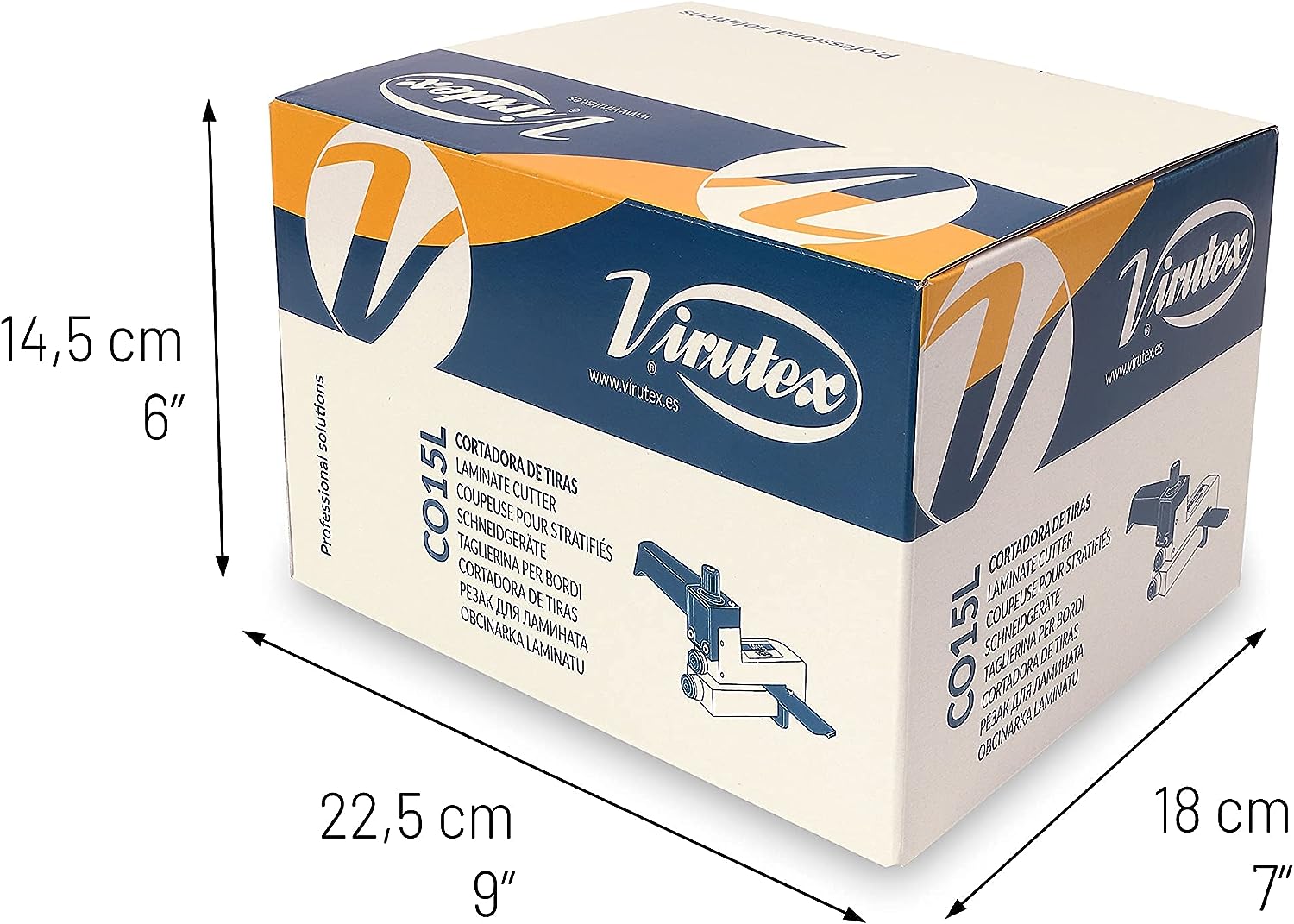 คัตเตอร์ตัดลามิเนต CO15L VIRUTEX