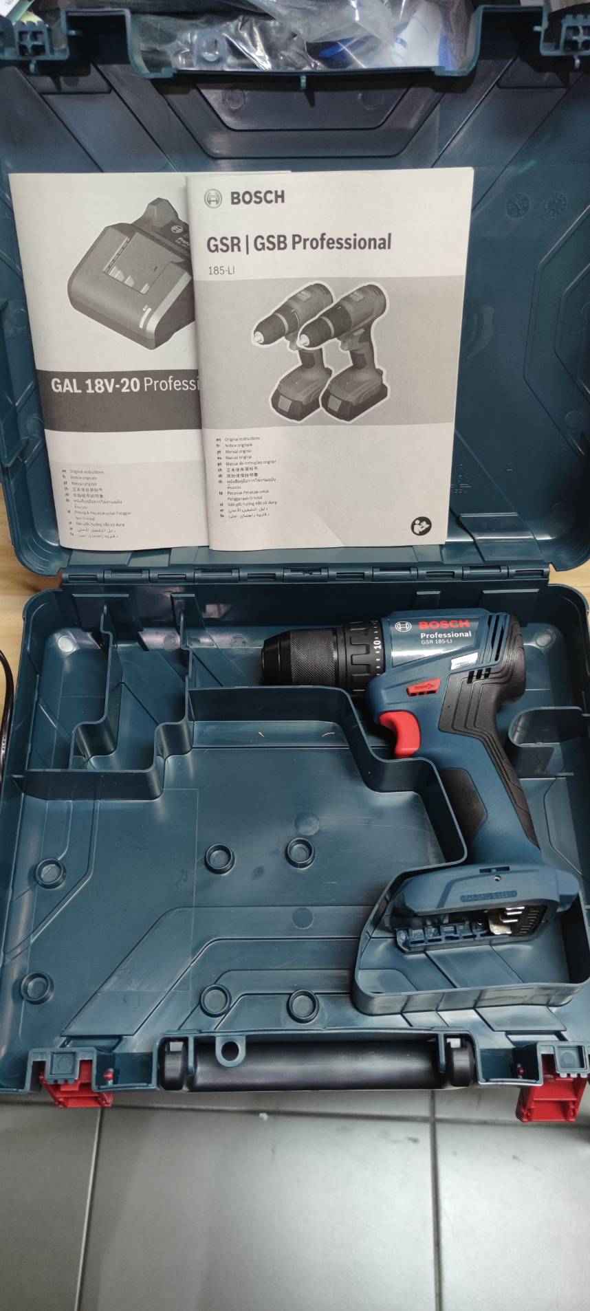 สว่านไร้สาย GSR185-LI BOSCH SOLO (ตัวเปล่า)