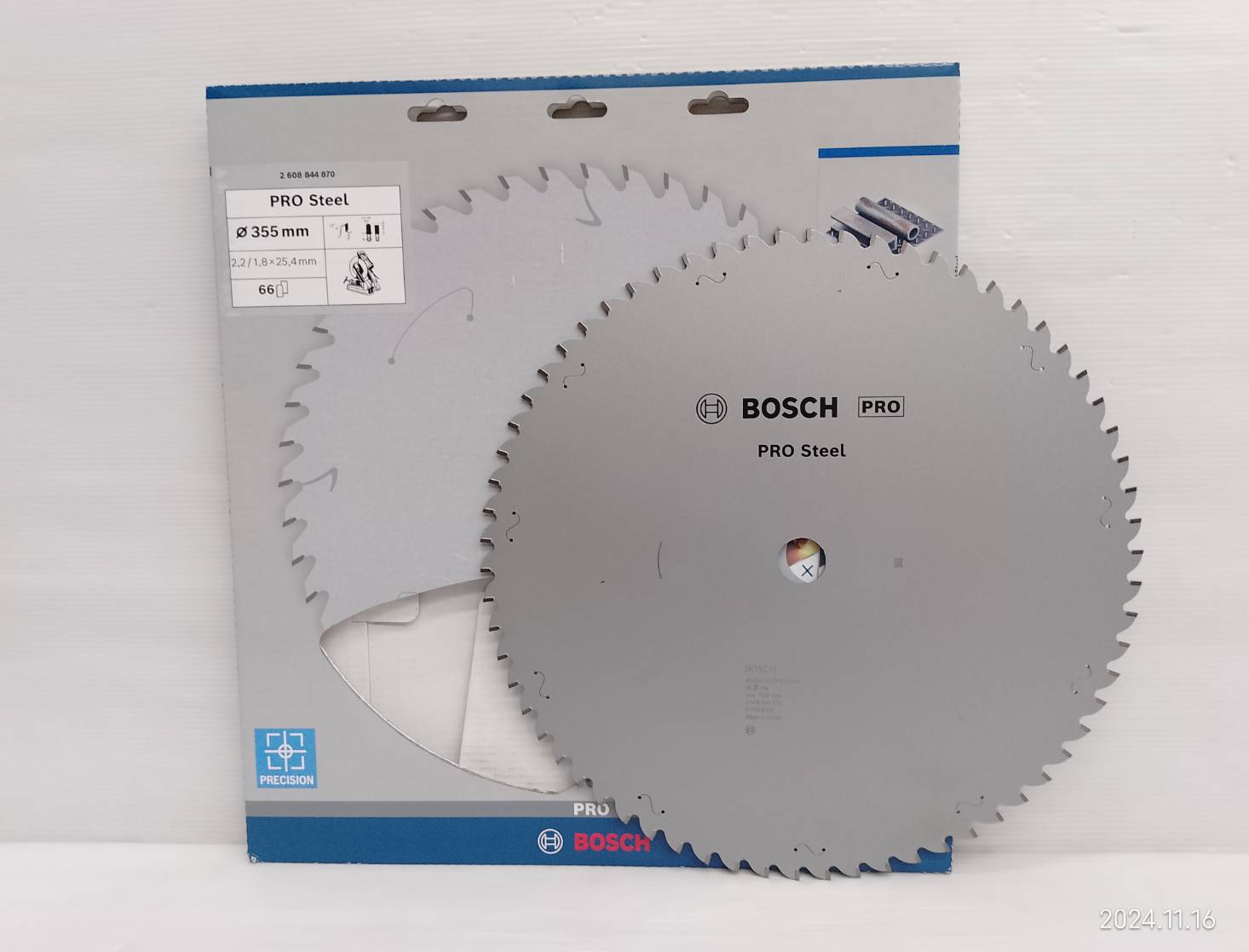 ใบเลื่อยวงเดือนตัดเหล็ก Pro Steel 14"x66T BOSCH 2608844870