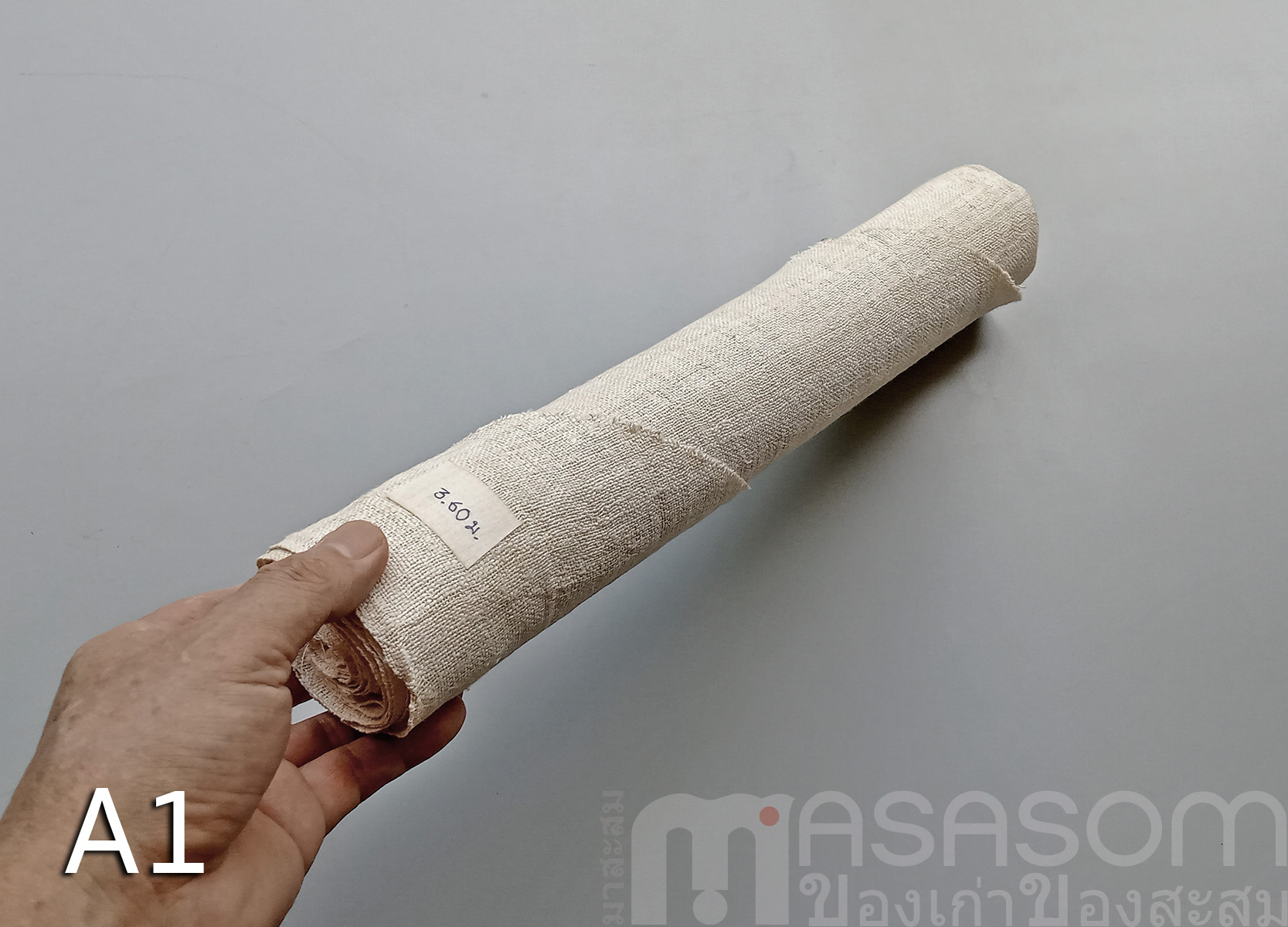 ผ้าใยกัญชงทอมือสีธรรมชาติ