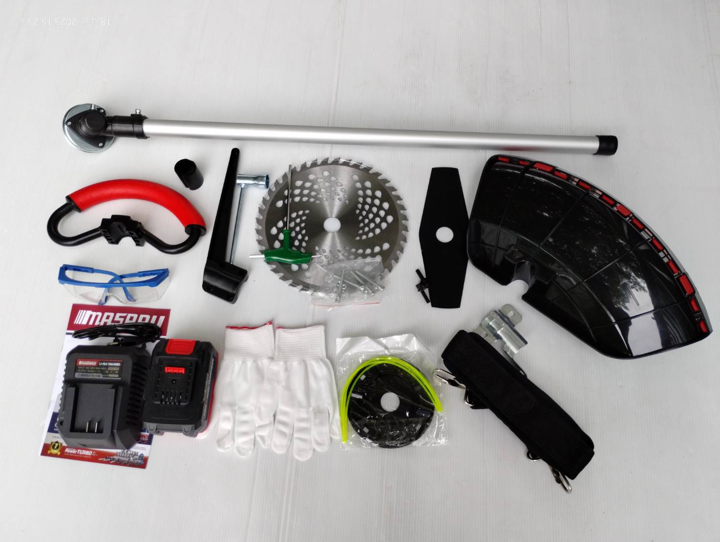 MASARU รุ่น SCM-520-B1 เครื่องตัดหญ้า 10 นิ้ว แบตเตอรี่ 20V POWER TURBO