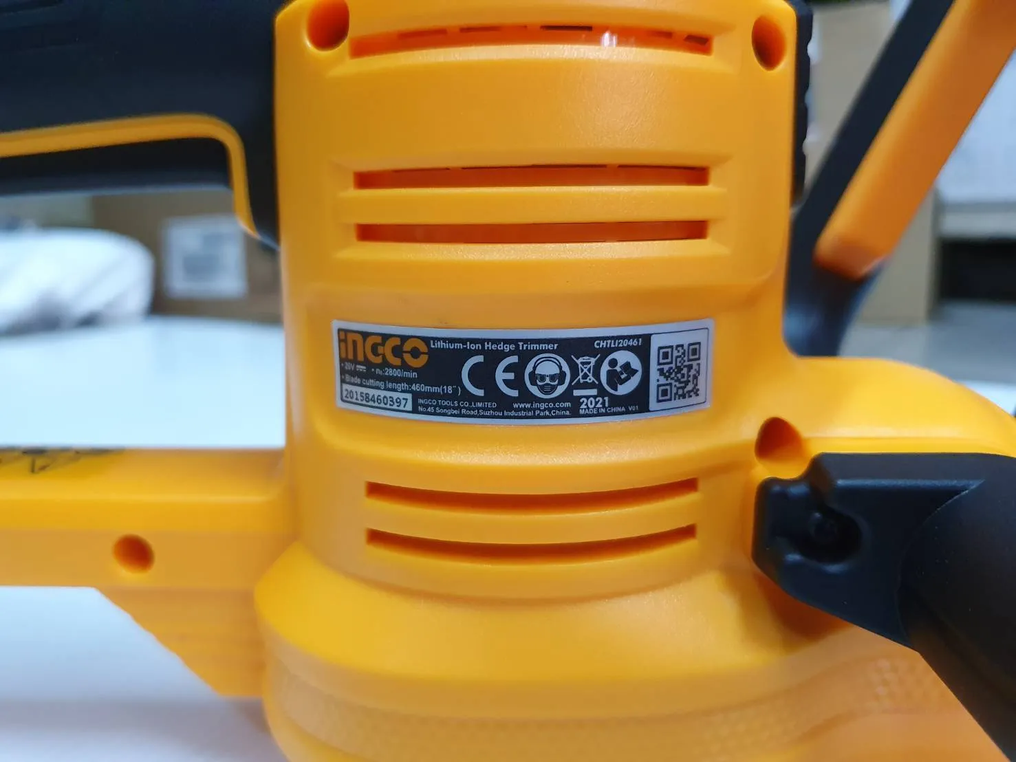 เครื่องแต่งพุ่มไม้20V CHTLI20018 INGCO (ตัวเปล่า)