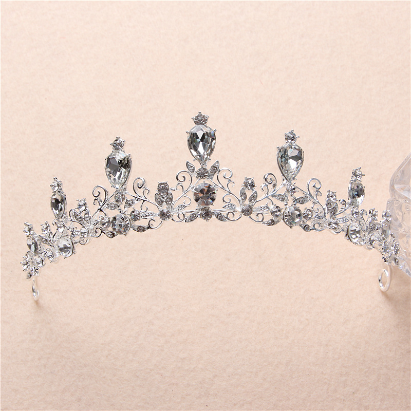 (พร้อมส่ง) เทียร่า 161 สีเงิน มงกุฎนางงาม มงกุฎเจ้าหญิง งานสวย ปราณีต QCเพชรทุกเม็ด สินค้าพร้อมส่งจากไทย