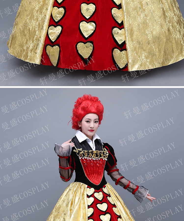 ชุดราชินีโพแดง / ชุดราชินีอิเรซเบธ / ชุด Red Queen @ อลิส อิน วันเดอร์แลนด์ / ชุดราชินีแดง / ชุดราชินีไพ่