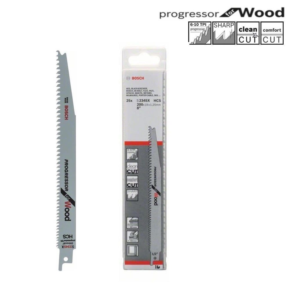 ใบเซเบอร์ S2345X BOSCH 2608650463