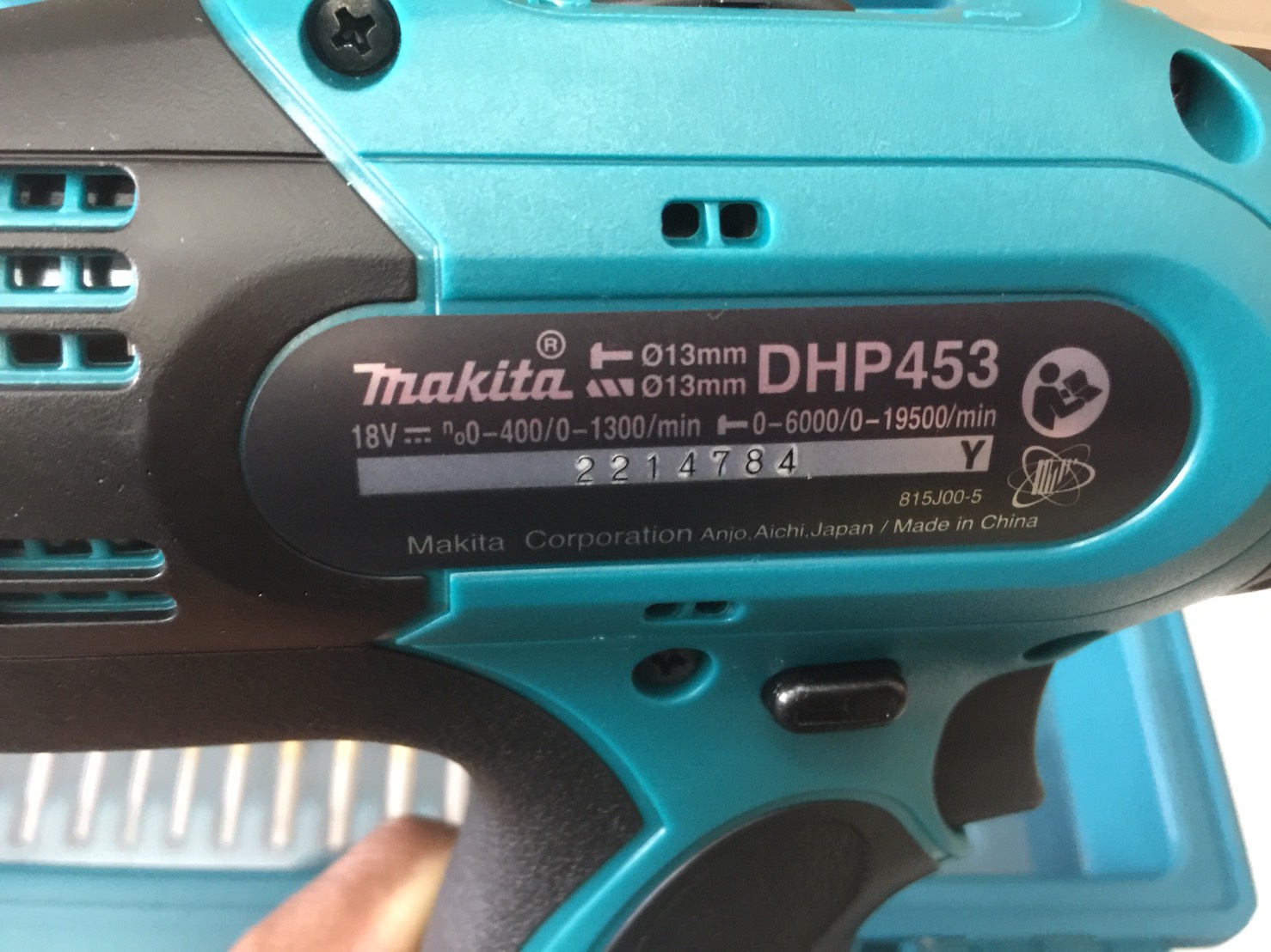 สว่านกระแทกไร้สาย DHP453FX13 MAKITA
