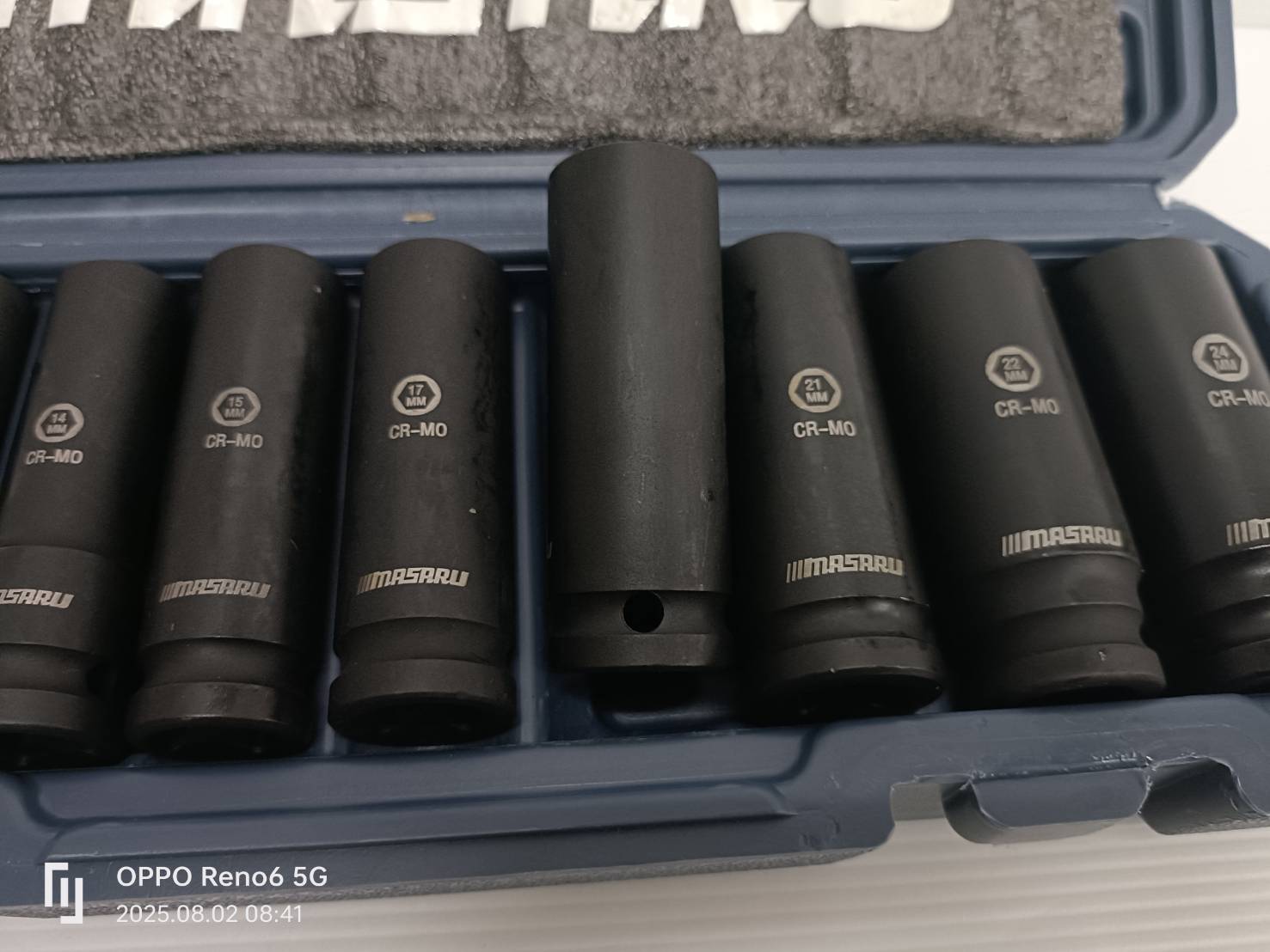 MASARU ชุดลูกบล็อก รุ่น SADW-200 1/2 นิ้ว 10 ชิ้น ใช้กับบล็อกลม บล็อกไร้สาย บล็อกขันน็อต