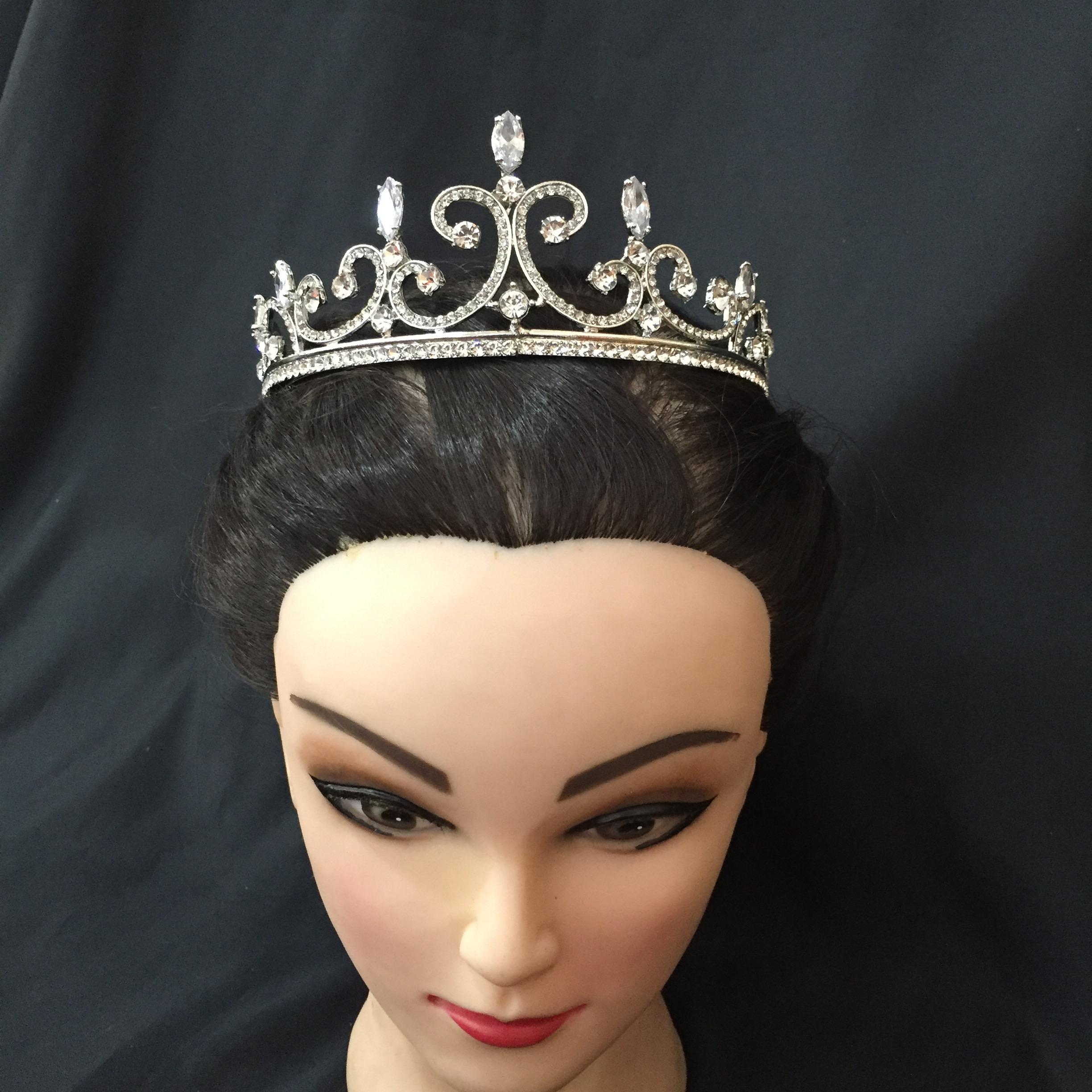 (พร้อมส่ง) เทียร่า 179 มงกุฎนางงาม มงกุฎเจ้าหญิง งานสวย ปราณีต QCเพชรทุกเม็ด สินค้าพร้อมส่งจากไทย