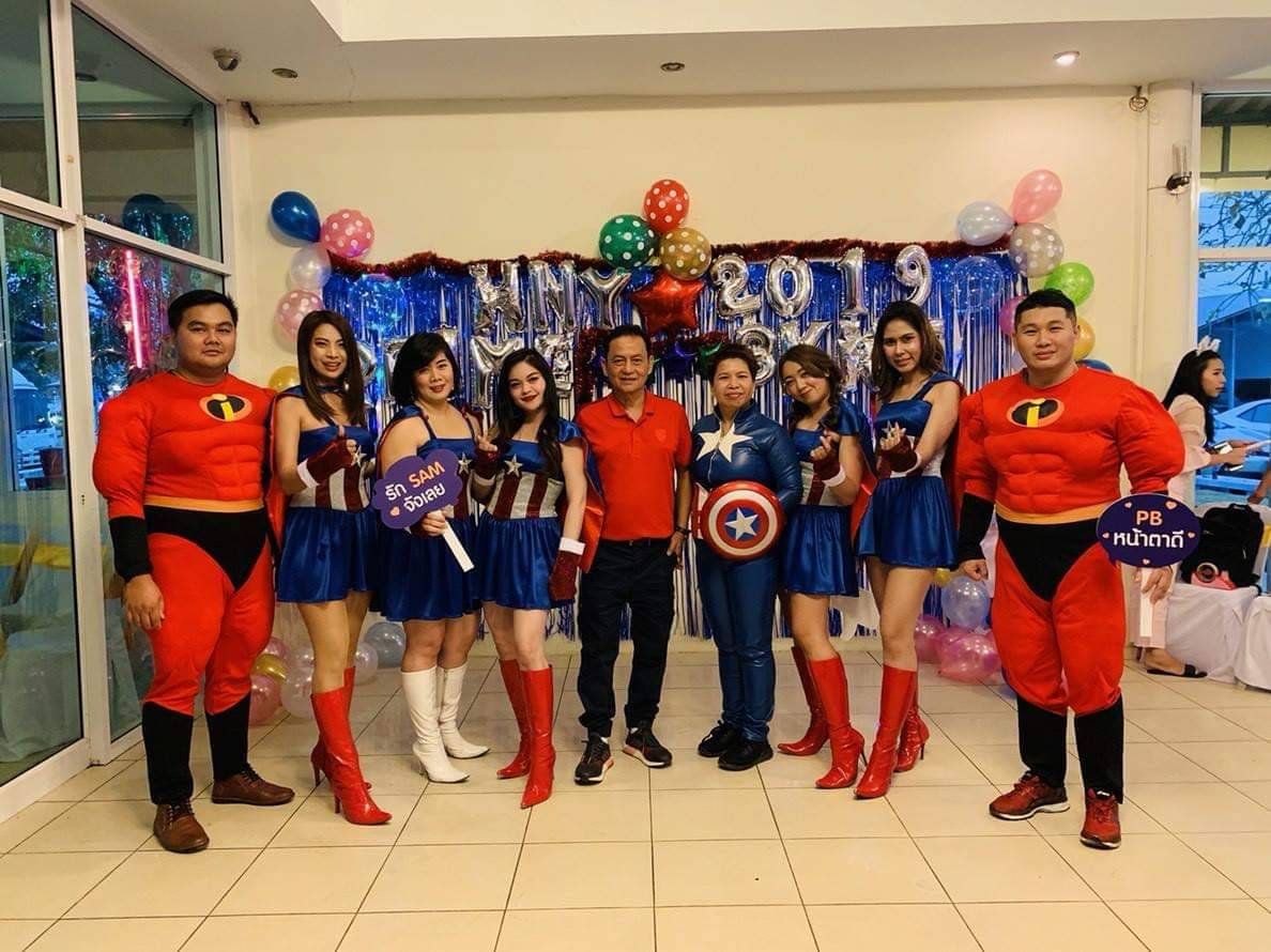 ชุดกัปตันอเมริกาหญิง เกรด A