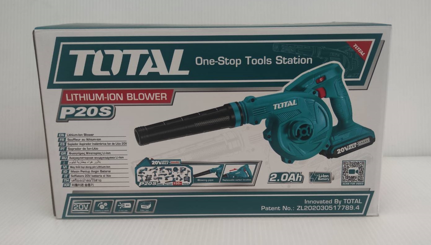 เครื่องเป่าลมไร้สาย 20V TABLI200181 TOTAL ((แบตเตอรี่ 1 ก้อน + แท่นชาร์จ )