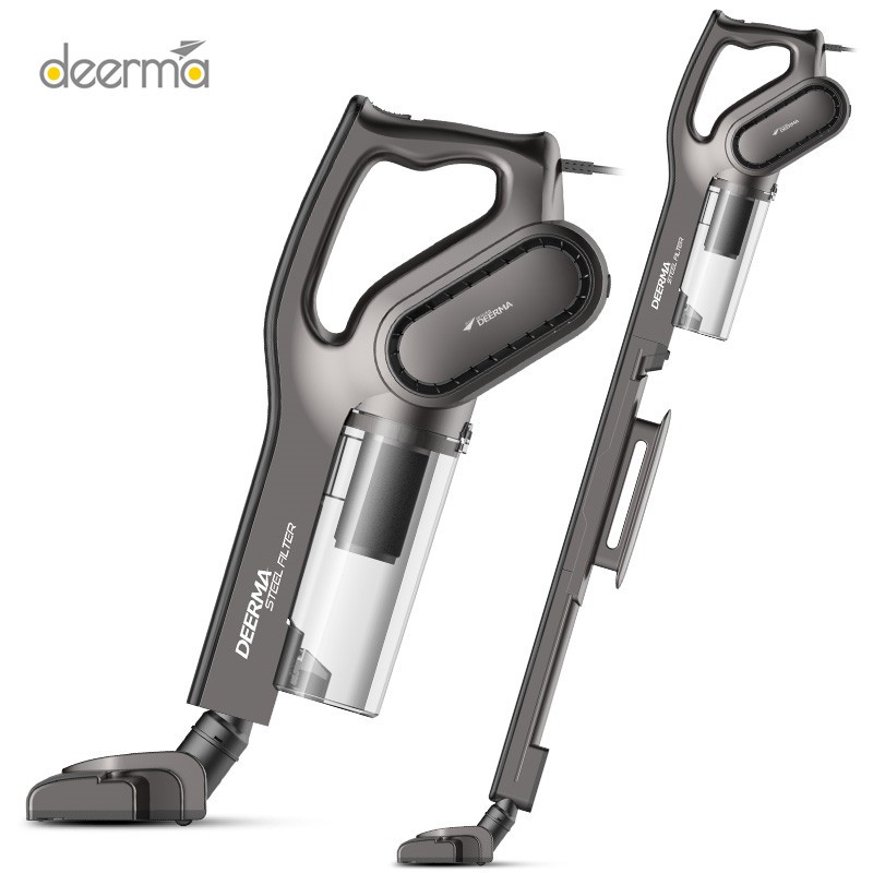 Deerma DEM-DX700S สีดำ Vacuum Cleaner เครื่องดูดฝุ่นแบบด้ามจับราคาประหยัด