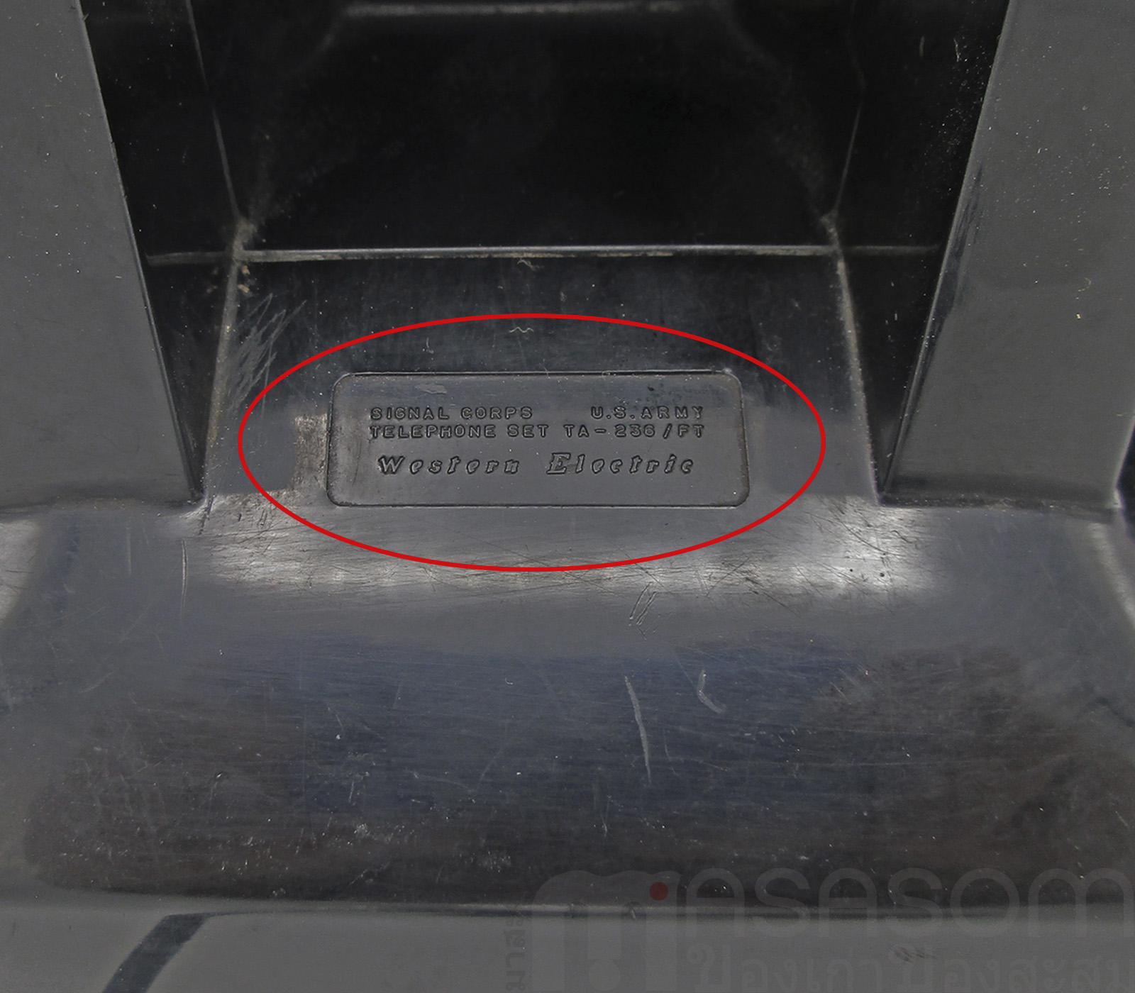 โทรศัพท์แป้นหมุนเก่า U.S.A.