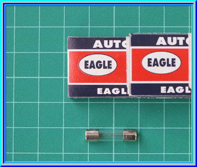 1x ฟิวส์หลอดแก้ว ยาว 20 มม. Fuse