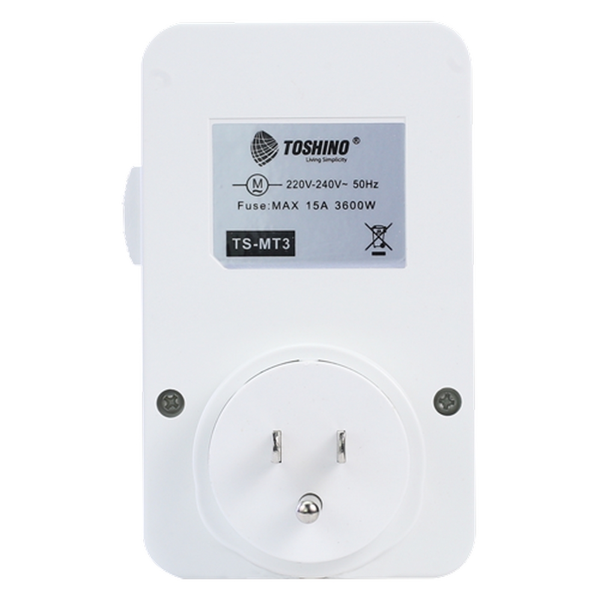 TOSHINO ปลั๊กไฟตั้งเวลาเปิด-ปิด อัตโนมัติ 24 ชั่วโมง รุ่น TS-MT3