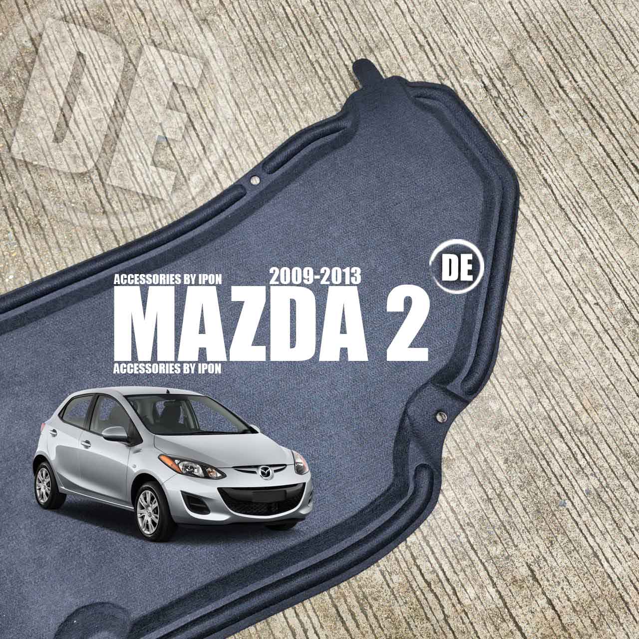แผ่นกันความร้อนฝากระโปรง MAZDA 2 DE 2009-2013