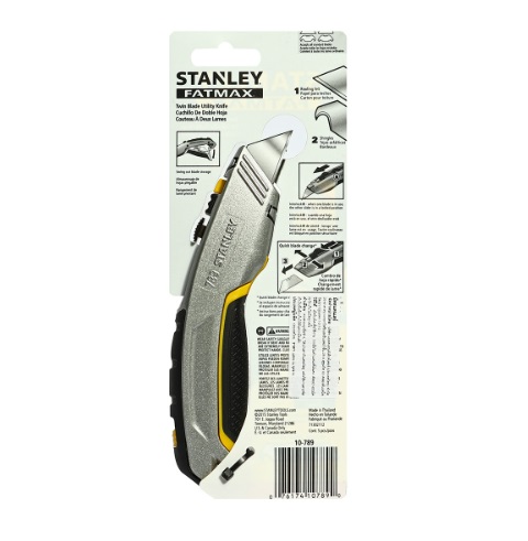 มีดอเนกประสงค์ 2ใบมีด STANLEY #10-789