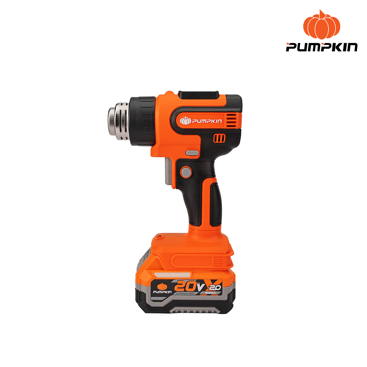 PUMPKIN เครื่องเป่าลมร้อนไร้สาย 20V ปรับได้ 5ระดับ รุ่น INF-555CHG-401K-X20 / 50457