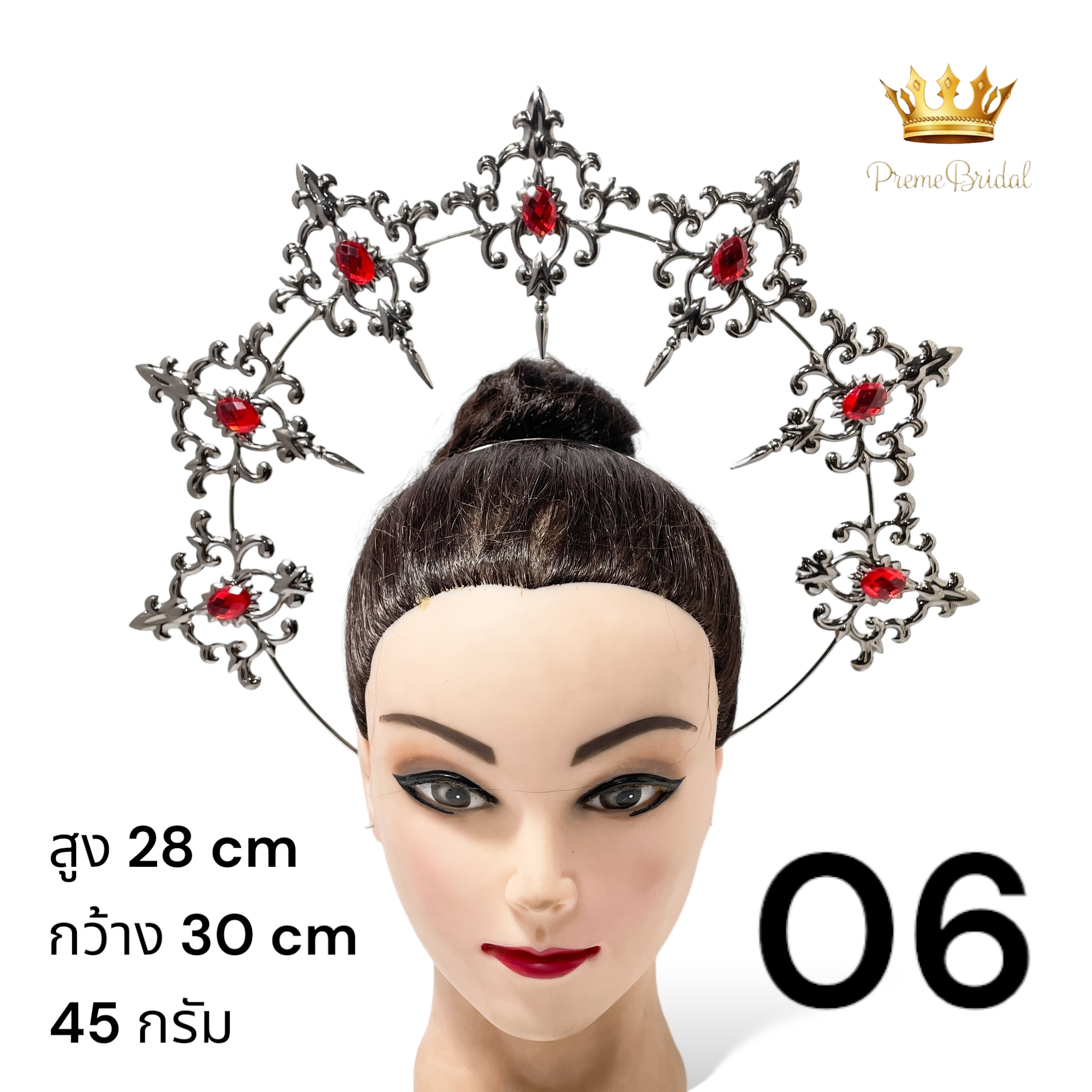ที่คาดผมออร่า คาดผมเทพ มงกุฎเทพี พระแม่มารี เทพีแห่งบาร็อค งานโลหะ สวยตรงปก ส่งเร็วจาก จ.อุบลราชธานี