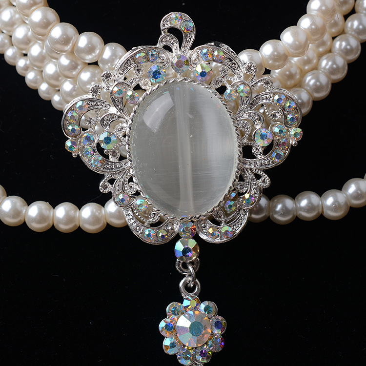 (พร้อมส่ง) สร้อยคอไข่มุก+ต่างหู 019 (หนีบ) ร้านค้าไทย ส่งเร็ว งานสวย เกรดพรีเมี่ยม รีวิวเยอะ