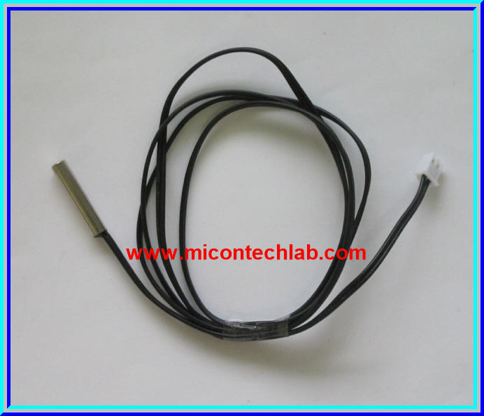 1x เซ็นเซอร์วัดอุณหภูมิ NTC Thermistor 10K +/- 1% สายยาว 50 ซม.
