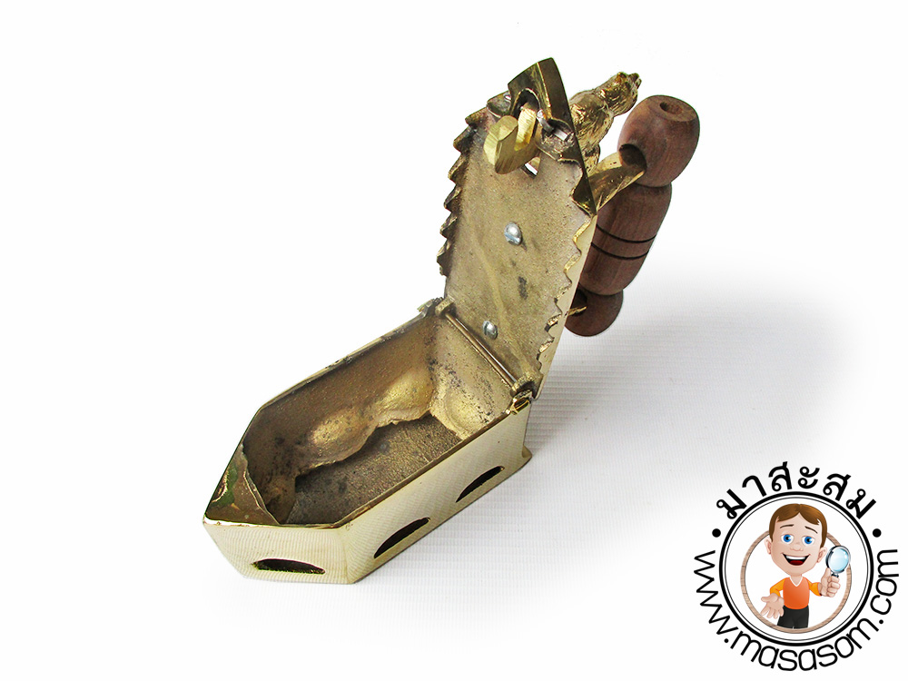 เตารีดทองเหลืองหัวไก่ขนาดเล็ก