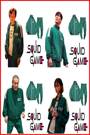 ชุดผู้เล่นสควิดเกมส์ / ชุดสควิดเกมส์ / squid game
