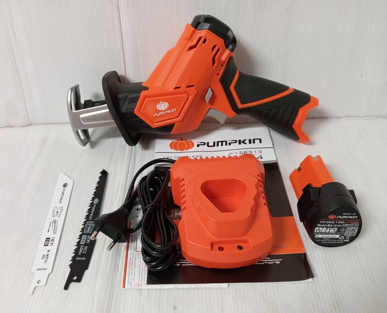 เลื่อยชักไร้สาย12V J-12RS13 PUMPKIN #50354