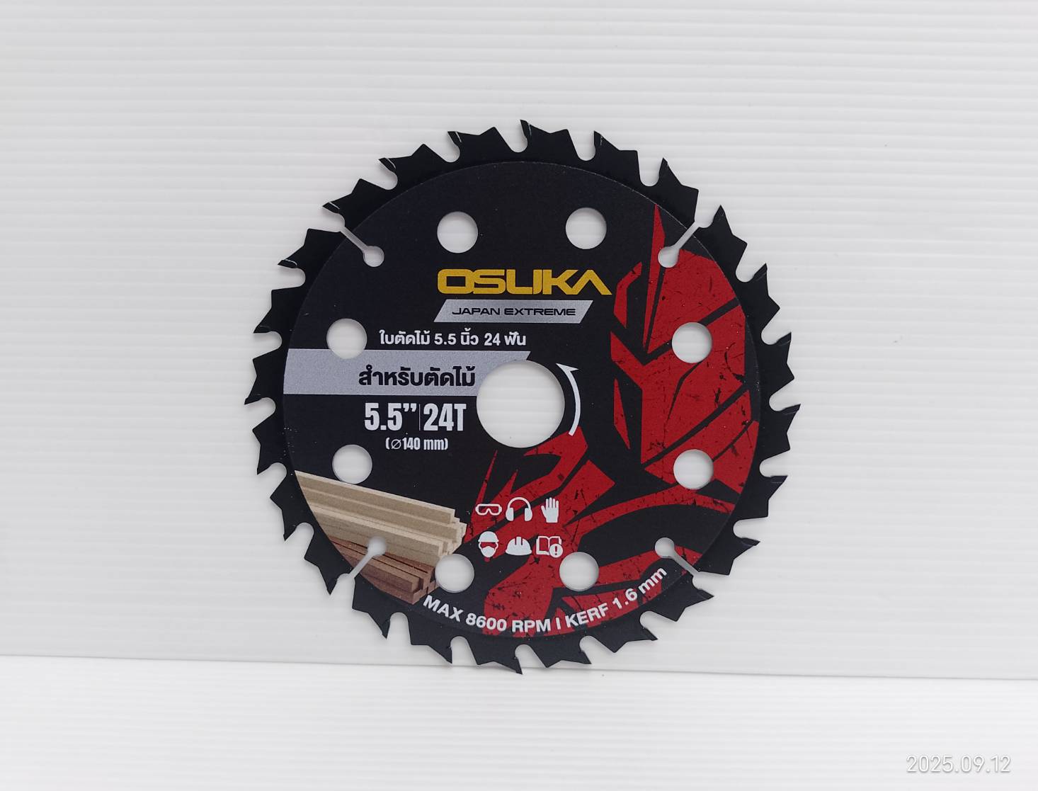 ใบตัดไม้ 5.5 นิ้ว 24 ฟัน OSASW9003 OSUKA