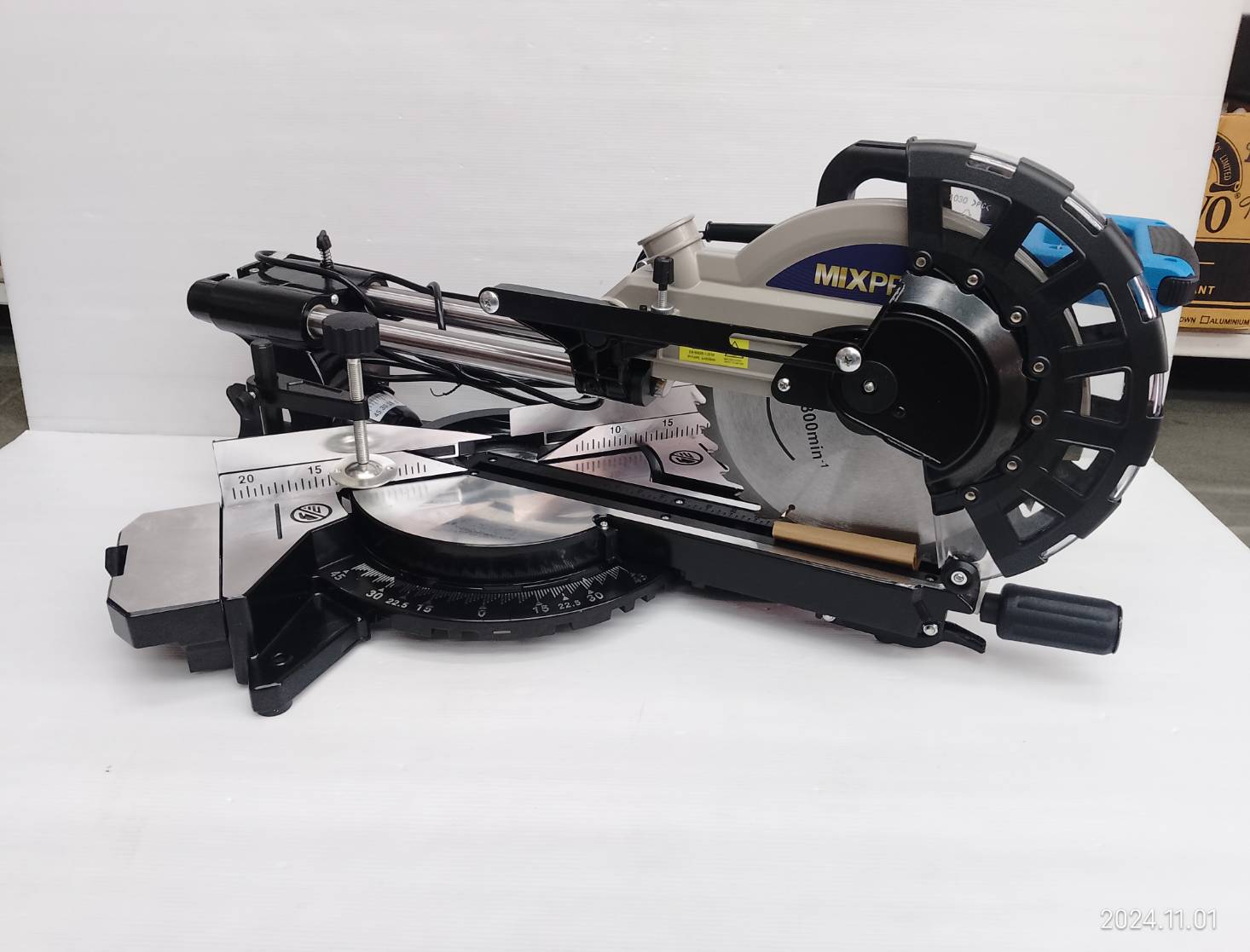 แท่นตัดองศา10" 23-005-003 MIXPRO สไลด์ได้ มีเลเซอร์นำตัด