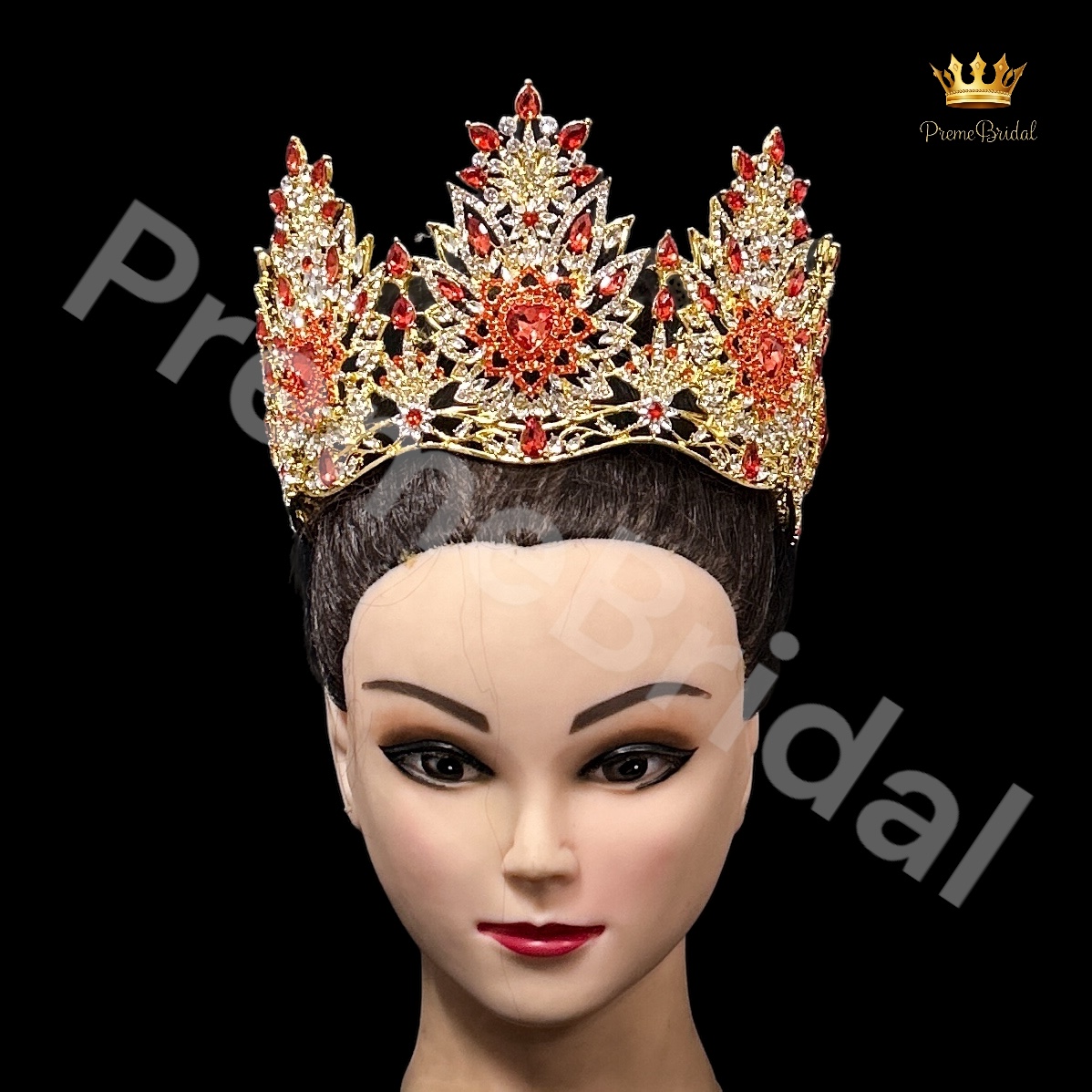 (พร้อมส่งจากไทย) มงกุฏ 128 Miss Universe Thailand 2021งานสวย รุ่นฐานกลม ส่งด่วน ส่งจาก จ.อุบลราชธานี