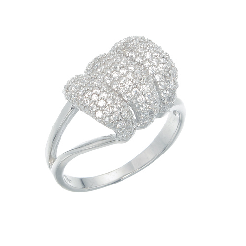 แหวนเงินแท้925เพรชประดับเพรชแท้สวิส เกรดดี น้ำใส