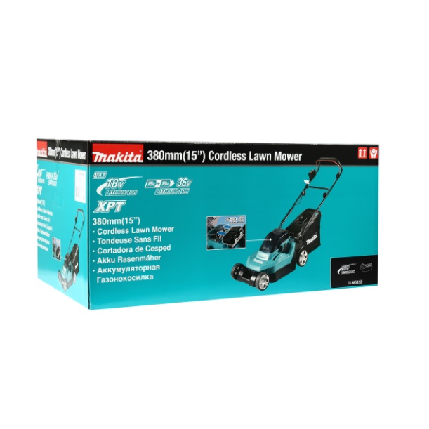 รถเข็นตัดหญ้า18V+18V 380มม. DLM382Z MAKITA