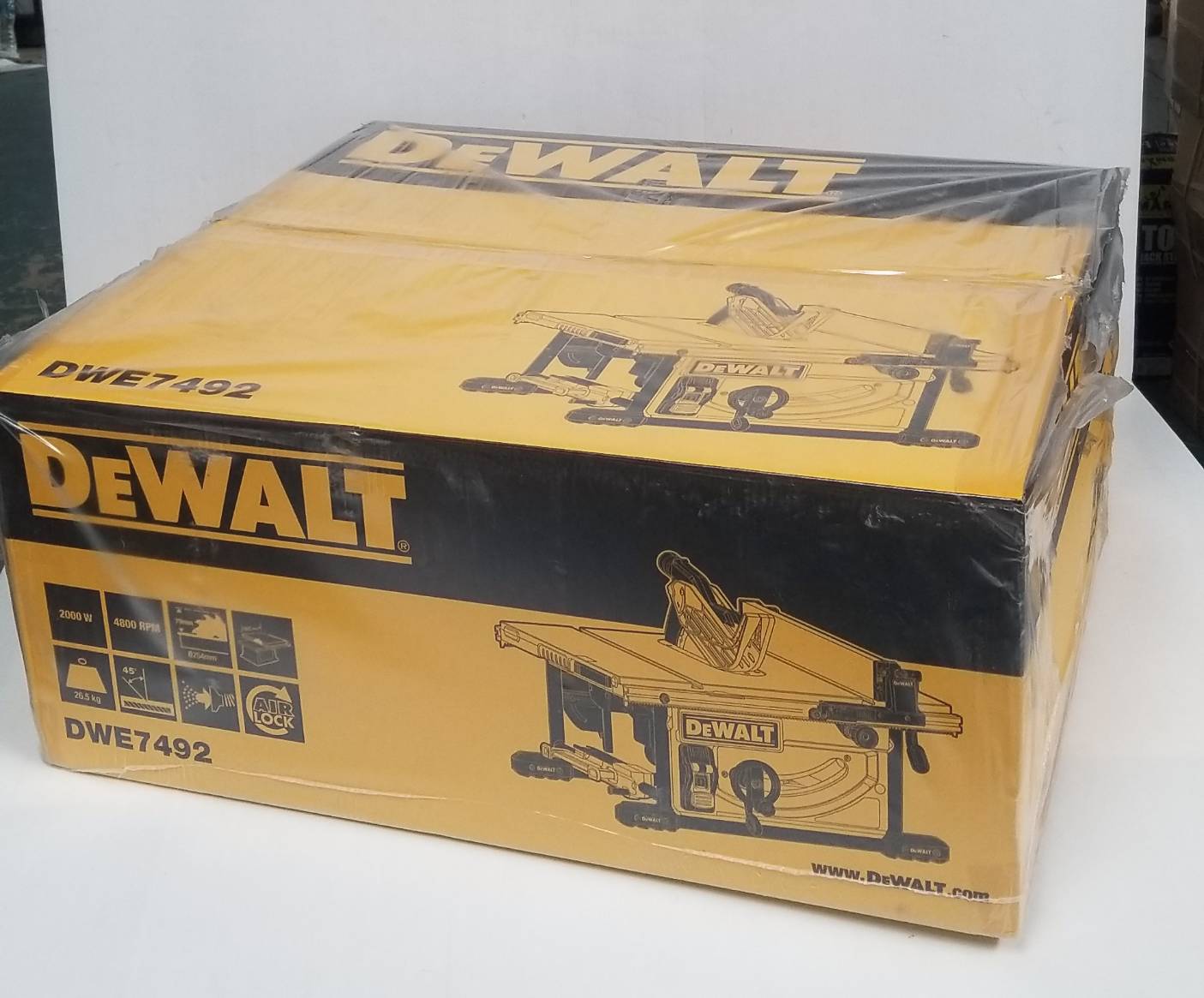 โต๊ะเลื่อยวงเดือน10" DWE7492A-IN DEWALT