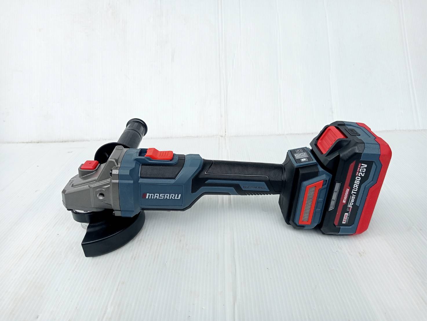 MASARU เครื่องเจียร20V SCG-615-B1 บลัสเลส มีกันสะบัด กันตก