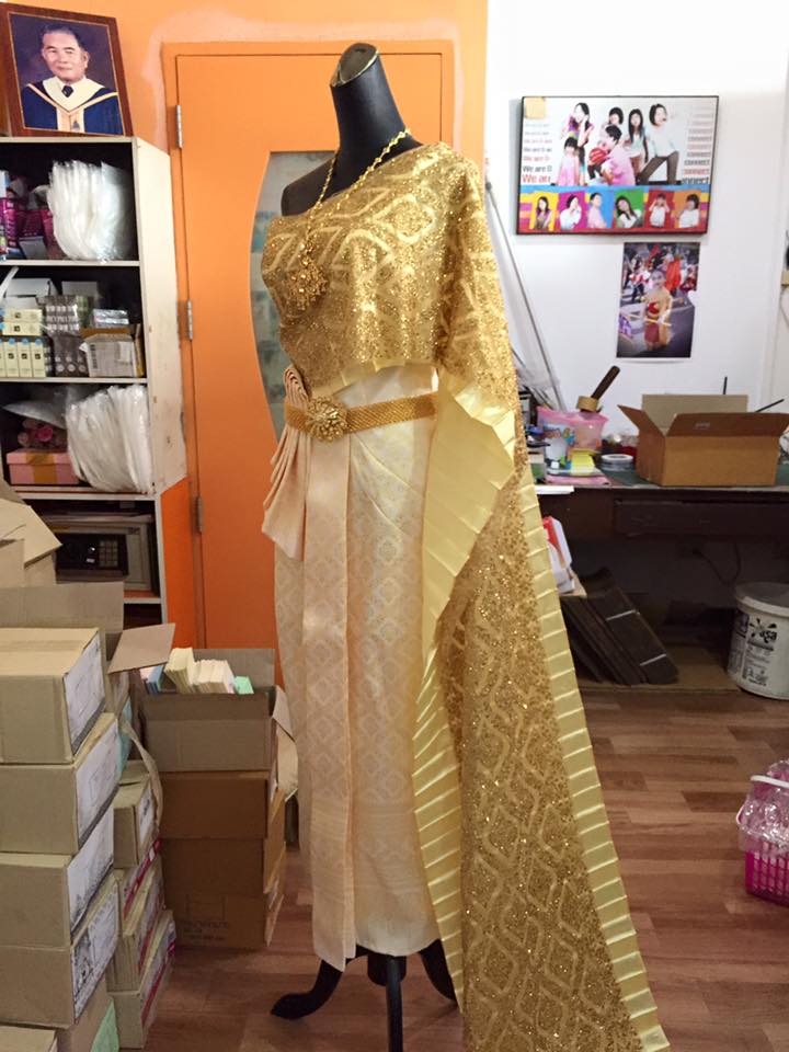 (พร้อมส่ง) ชุดไทยพร้อมส่ง รหัส 019