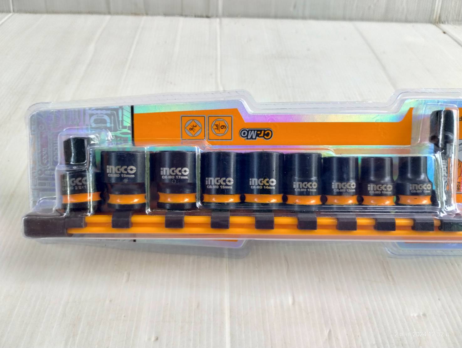 INGCO ชุดลูกบล็อคกระแทก 3 หุน HKISSD38104