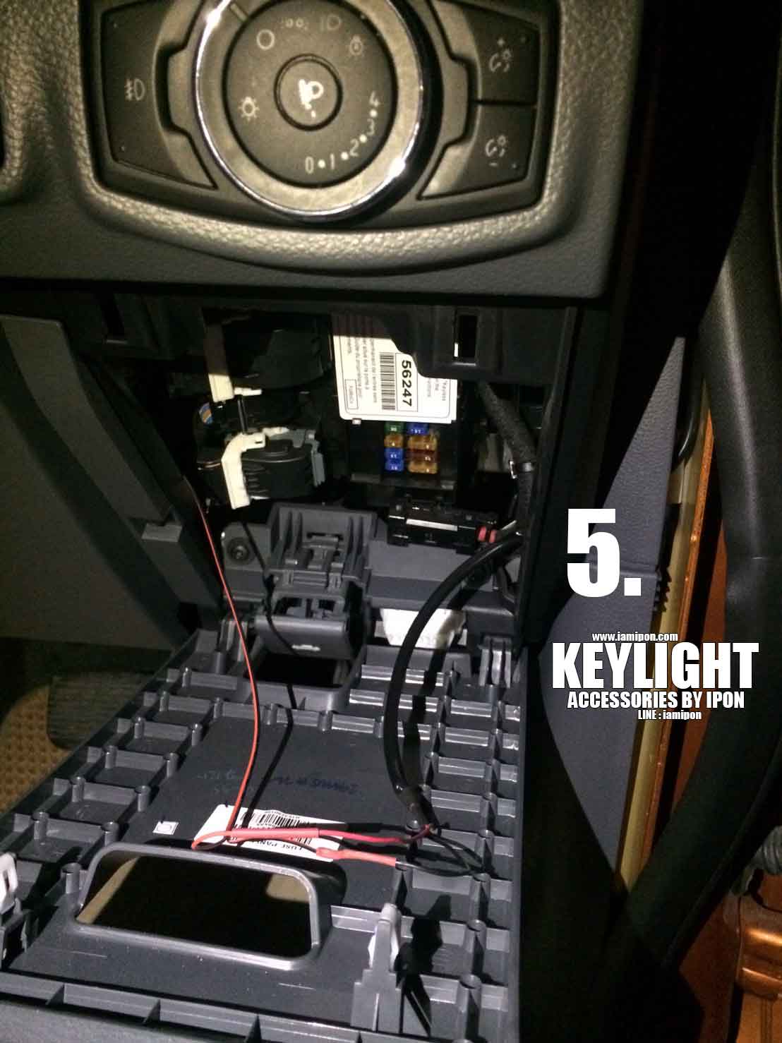 KEYLIGHT FORD RANGER T6-MC ไฟกุญแจฟอร์ดเรนเจอร์ T6-MC