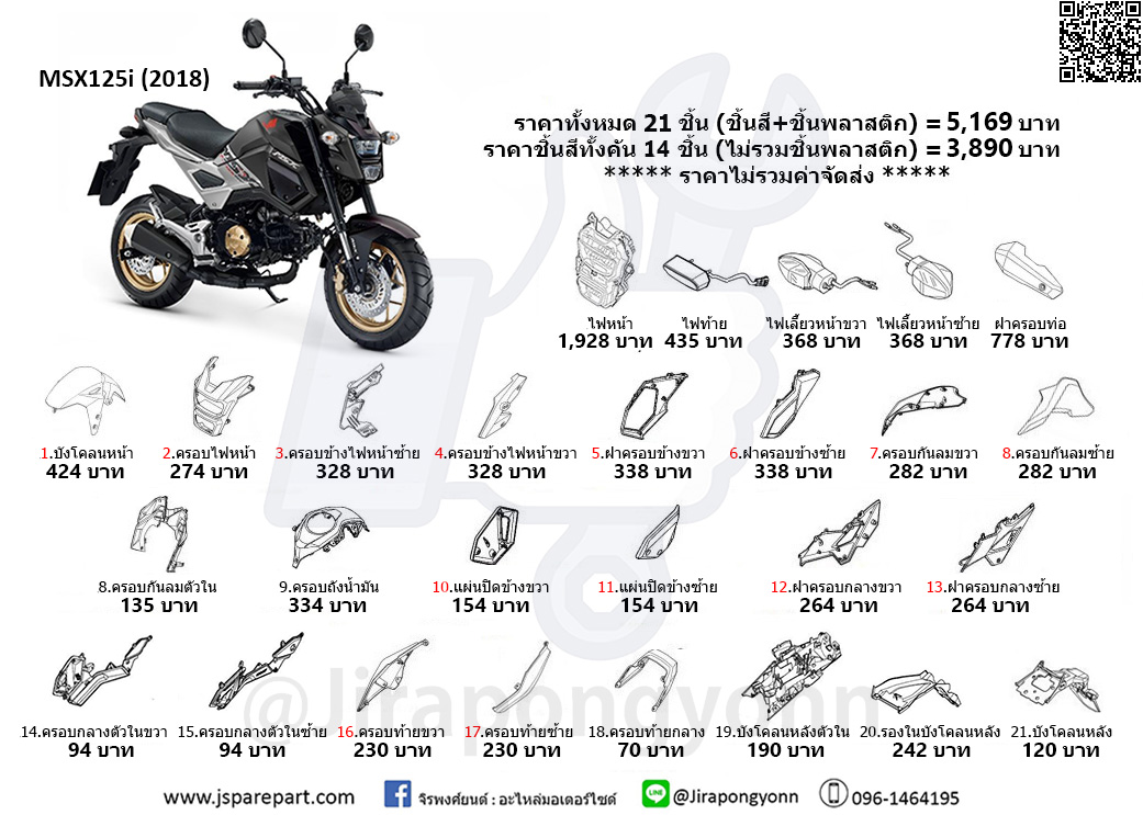 ชุดสี MSX125i SF (2018)