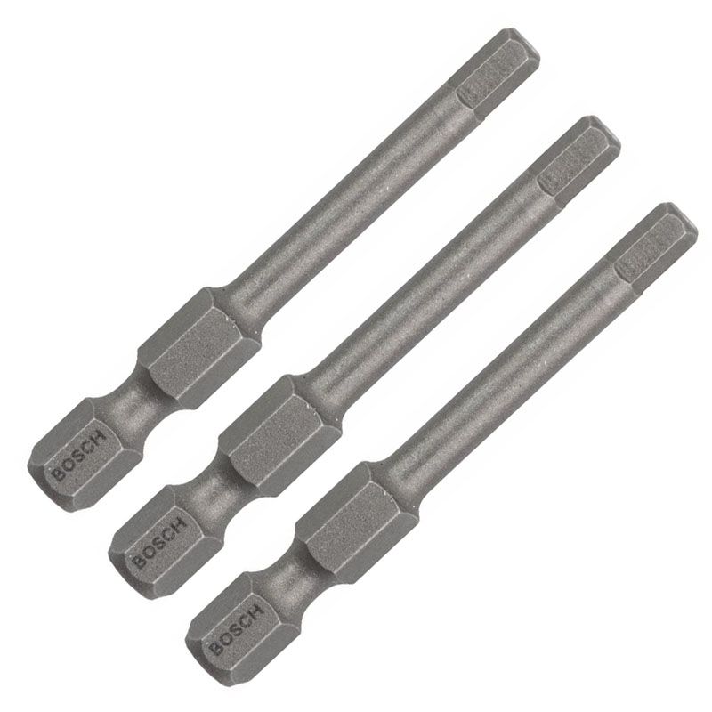 ดอกไขควงหกเหลี่ยม #6x49mm. BOSCH 2607001735 แพค3ดอก